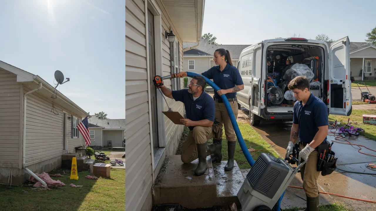 Ceiling Water Damage Restoration in Pardeeville, WI near me